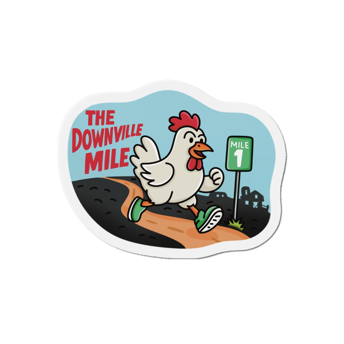 The Downville Mile Race Magnets