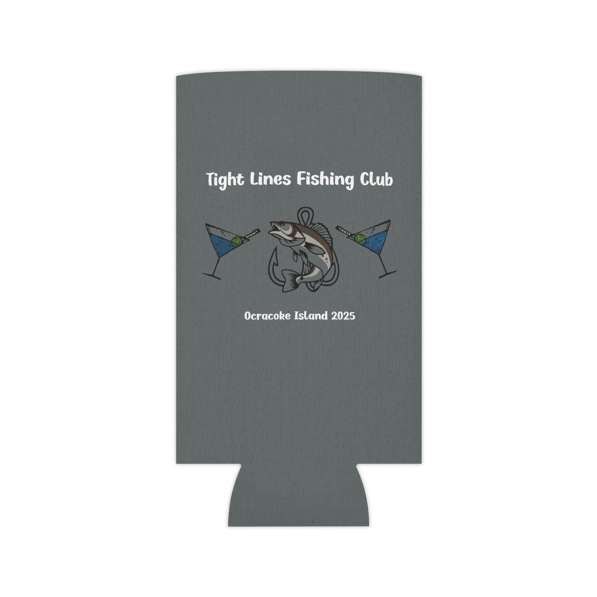 Tight Lines Fishing Club Can Cooler