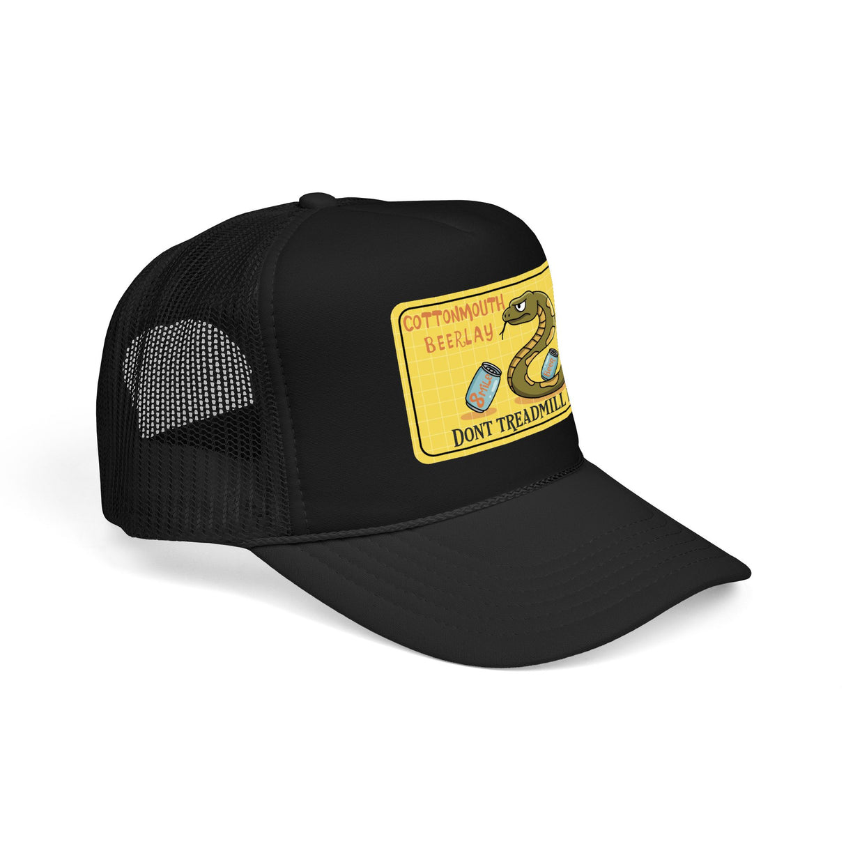 Cottonmouth Beer Relay Don’t Treadmill Me Foam Trucker Hat