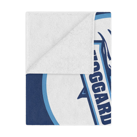 Hoggard Vikings Football Minky Blanket — Custom Name + Team Number