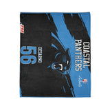 Personalized Team Blanket – Custom Name & Number Fleece Throw
