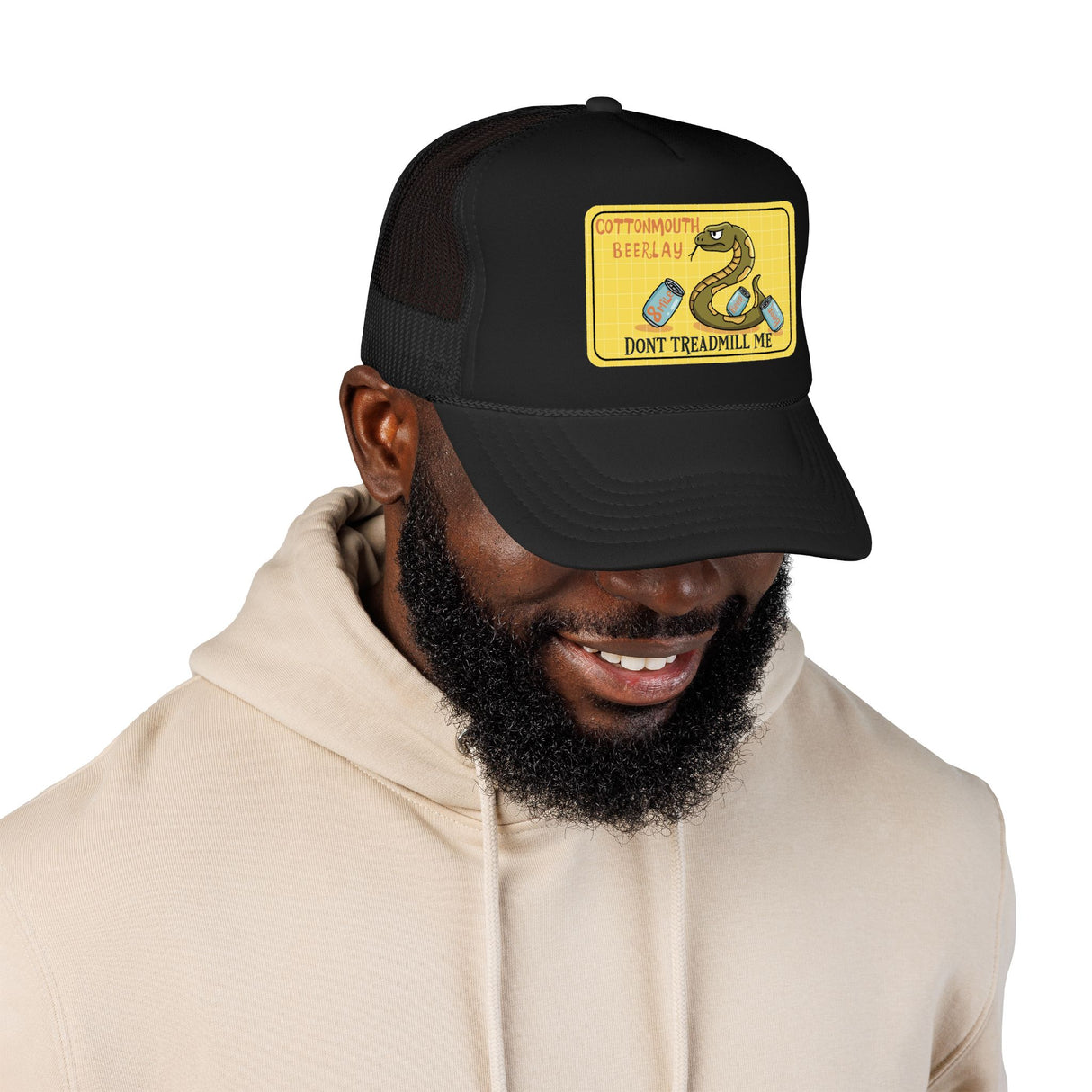 Cottonmouth Beer Relay Don’t Treadmill Me Foam Trucker Hat