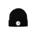 Black Beanie w/ Script Logo