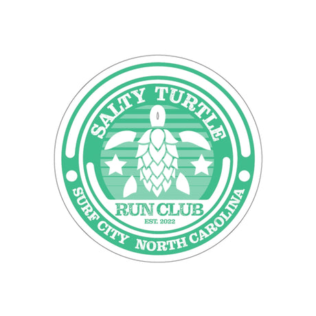 Salty Turtle Run Club Vinyl Decal