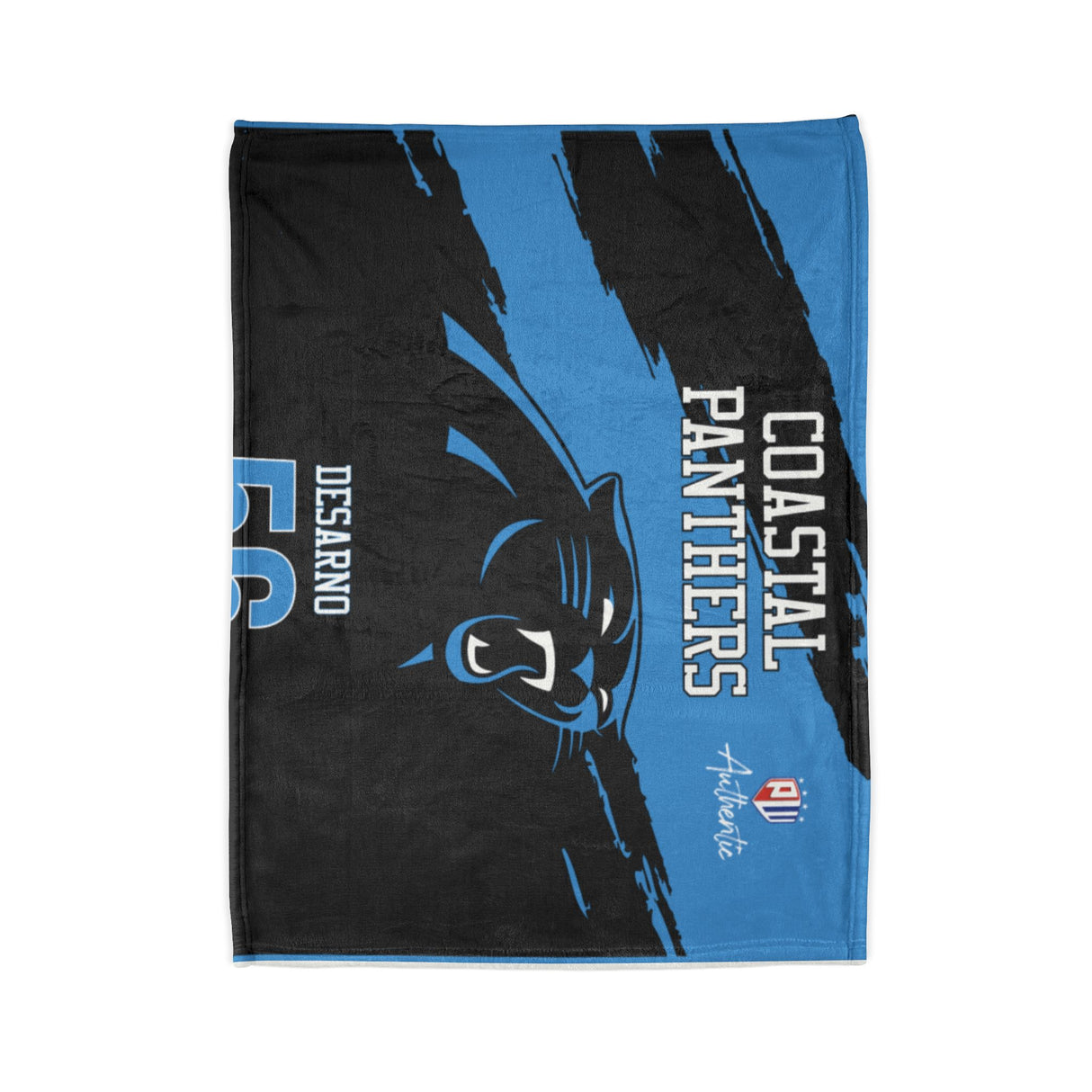 Personalized Team Blanket – Custom Name & Number Fleece Throw