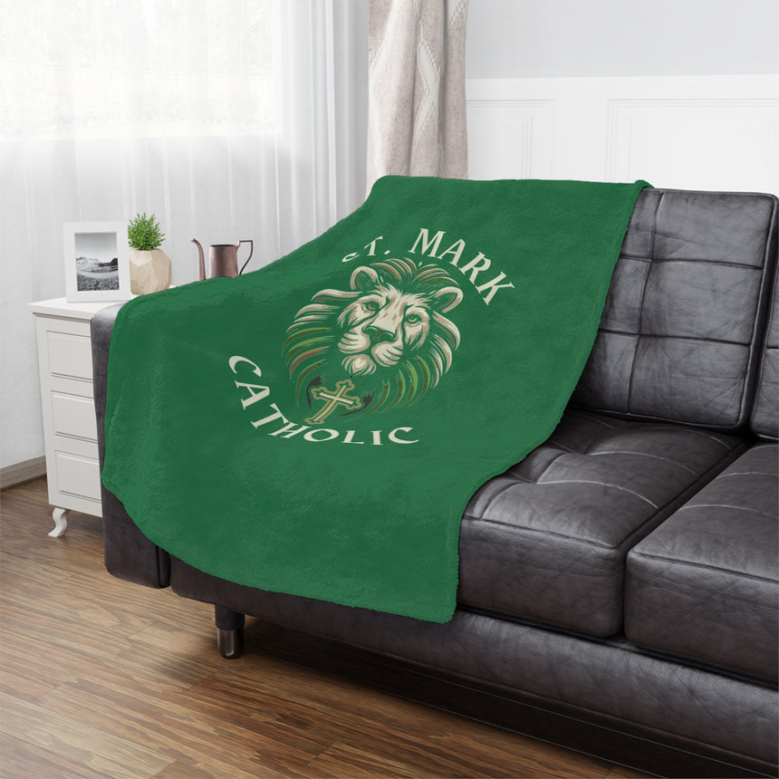 St. Mark Catholic Minky Fleece Blanket