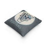 Hoggard Vikings Football Vintage Woven Throw Pillow