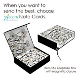 Tiffany Stained Glass Masterworks- Boxed Blank Note Cards – Set of 16 in a Keepsake Gift Box