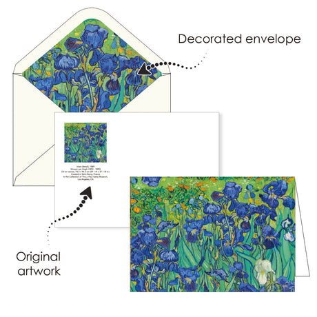 van Gogh Favorites - Boxed Blank Note Cards – Set of 16 in a Keepsake Gift Box