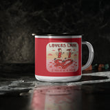 Lovers Lane 2 Mile & Relay Enamel Camp Cup - 12 oz