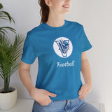 Hoggard Vikings Football Unisex Heathered Tee