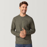Men's FreeCycle® Sueded Spacedye Long Sleeve Crew Neck