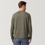 Men's FreeCycle® Sueded Spacedye Long Sleeve Crew Neck