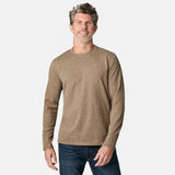 Men's FreeCycle® Sueded Spacedye Long Sleeve Crew Neck