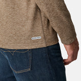 Men's FreeCycle® Sueded Spacedye Long Sleeve Crew Neck