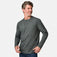 Men's FreeCycle® Sueded Spacedye Long Sleeve Crew Neck