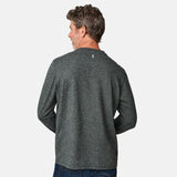 Men's FreeCycle® Sueded Spacedye Long Sleeve Crew Neck
