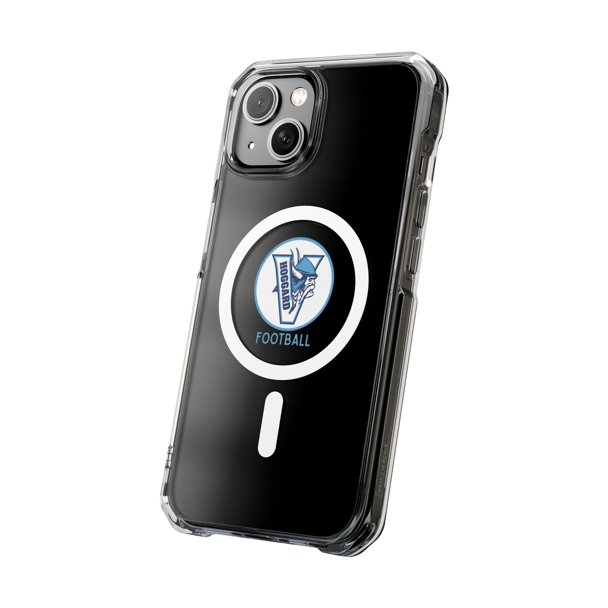 Hoggard Vikings Football Clear Magnetic MagSafe iPhone Case