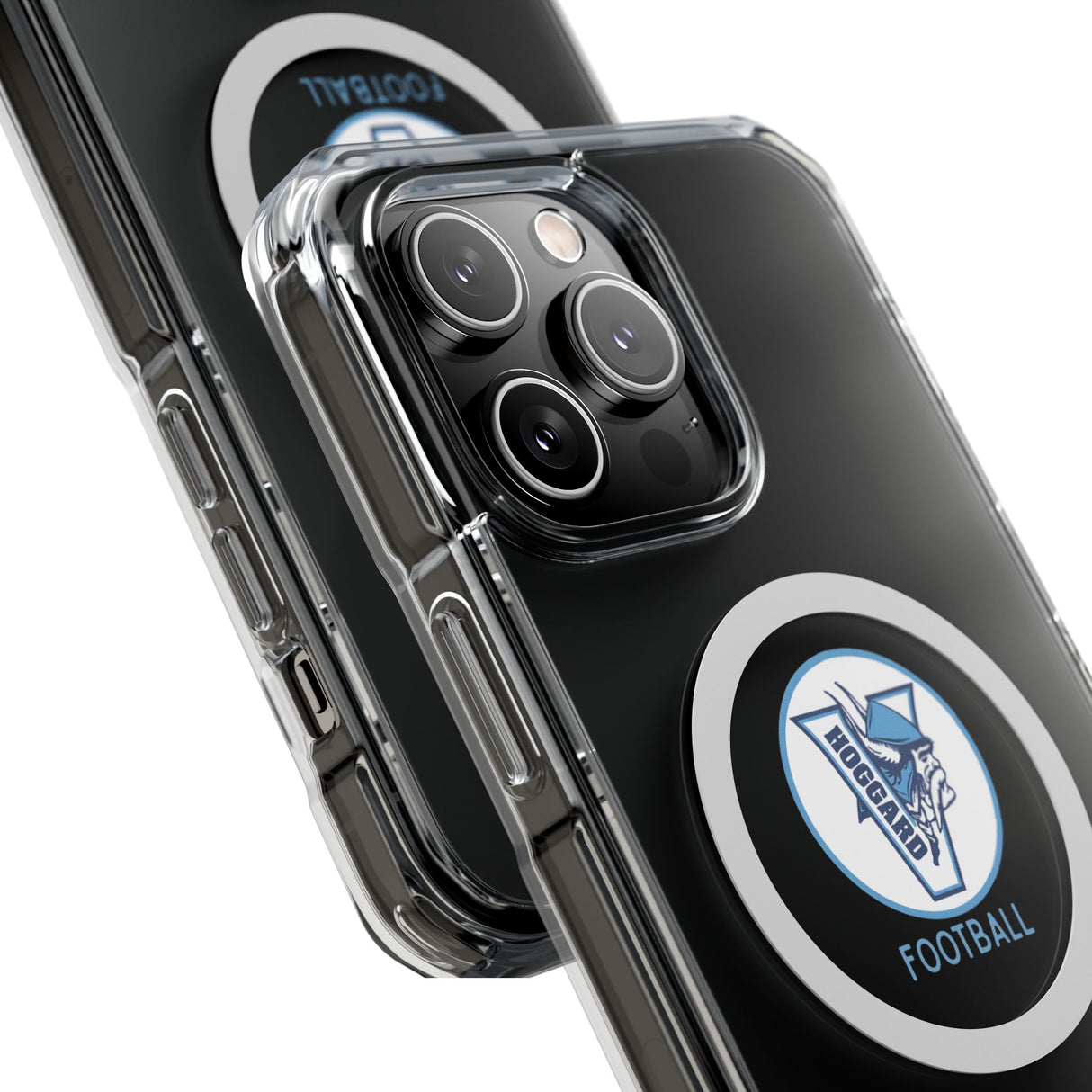 Hoggard Vikings Football Clear Magnetic MagSafe iPhone Case