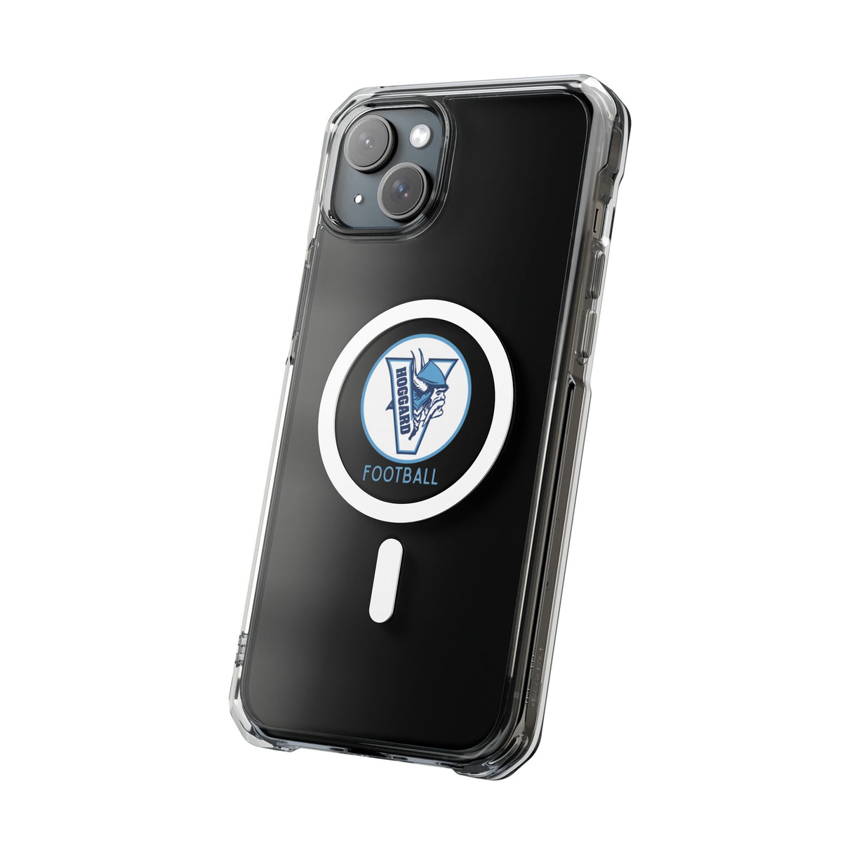 Hoggard Vikings Football Clear Magnetic MagSafe iPhone Case