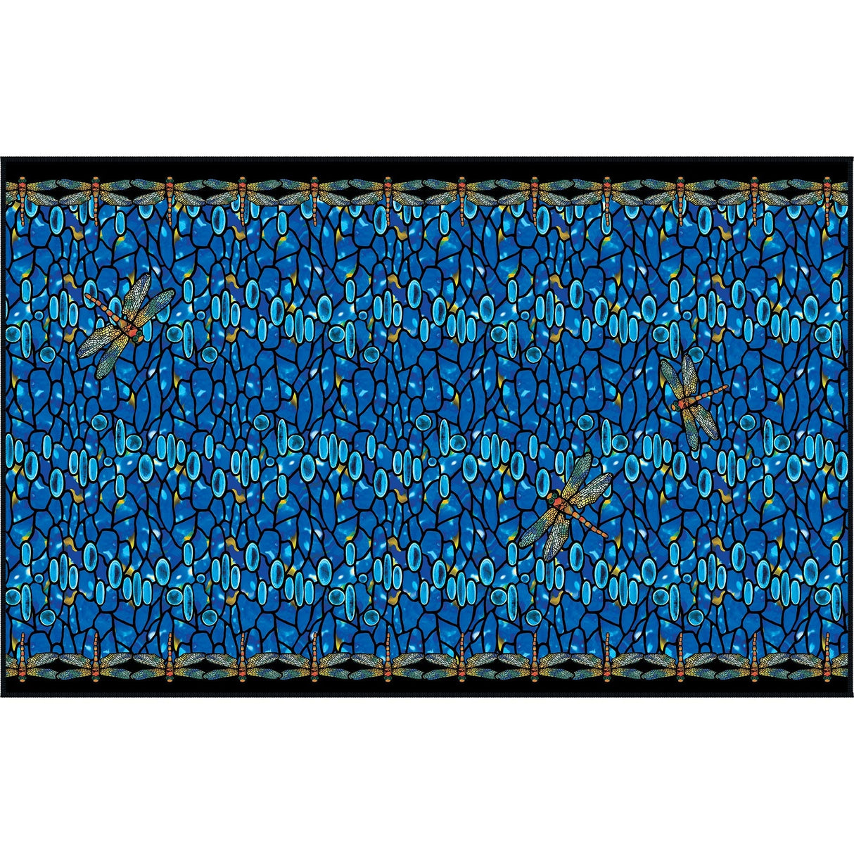 Tiffany Dragonfly Oversized Beach Towel - Microfiber, Quick-Dry