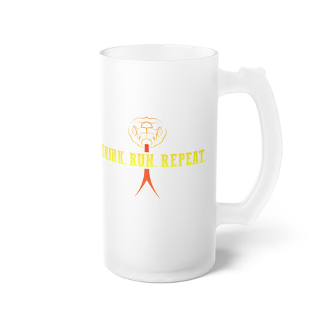 Copperhead Beer Relay Frosted Glass Beer Mug - 16 oz