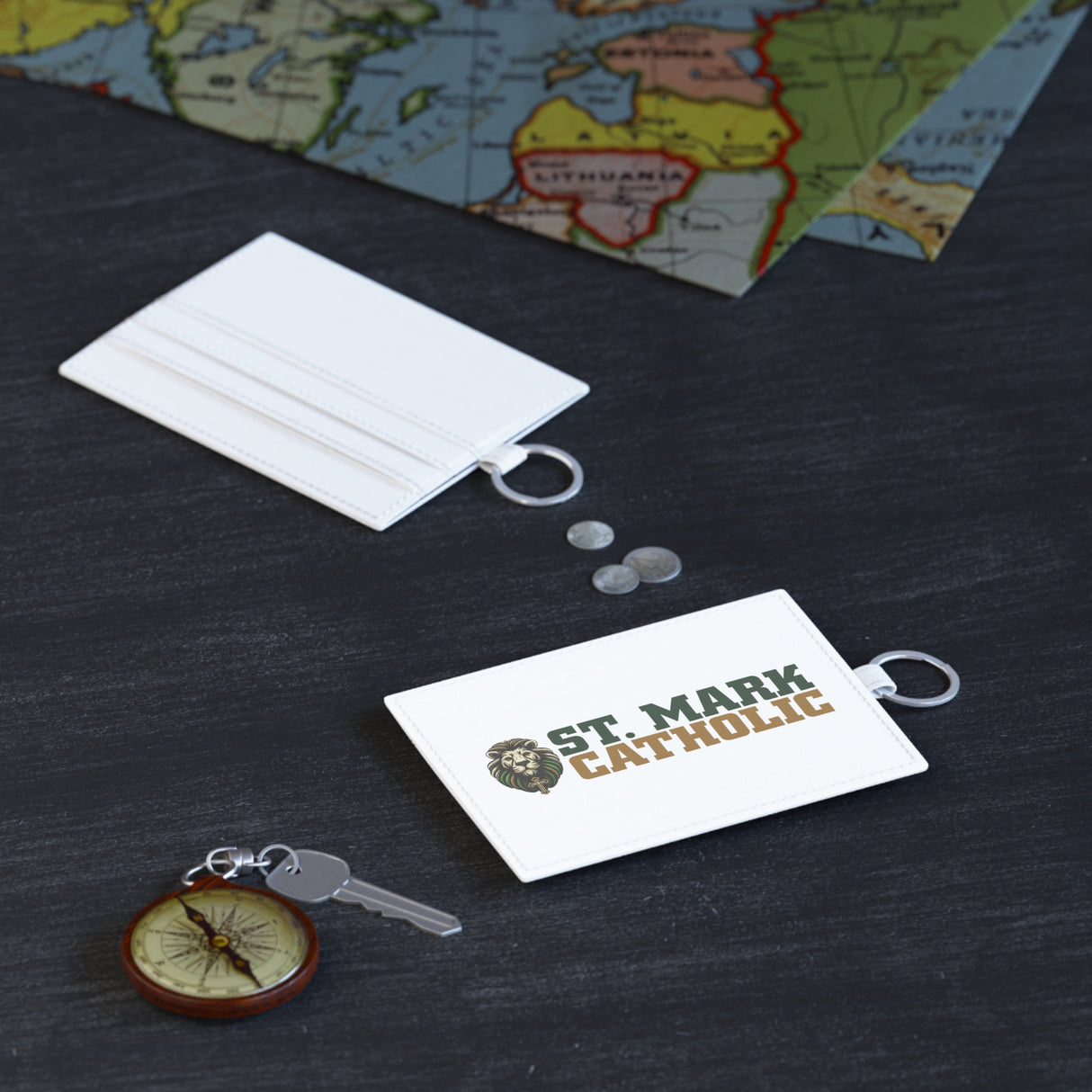 St. Mark Catholic Leather Card Holder