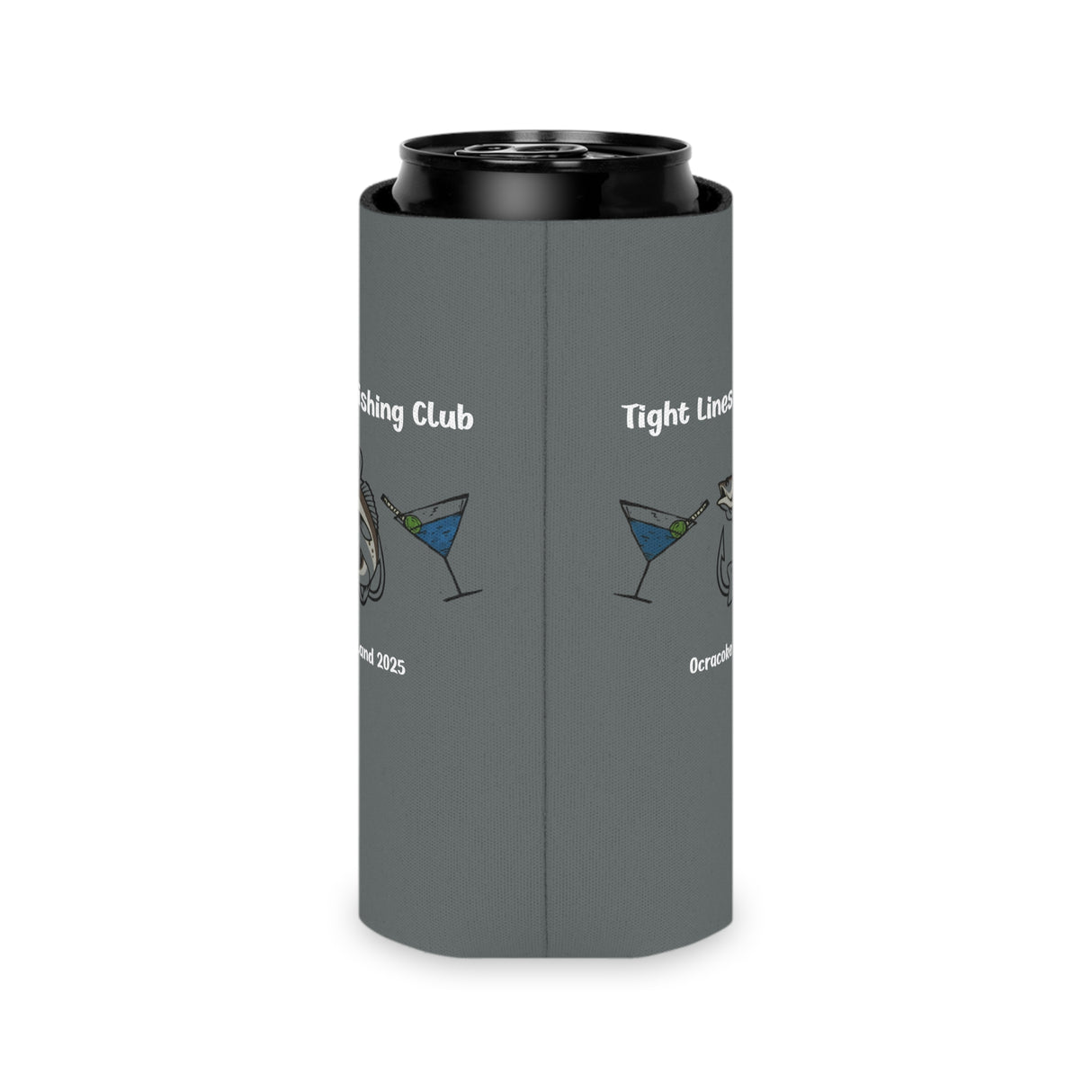 Tight Lines Fishing Club Can Cooler