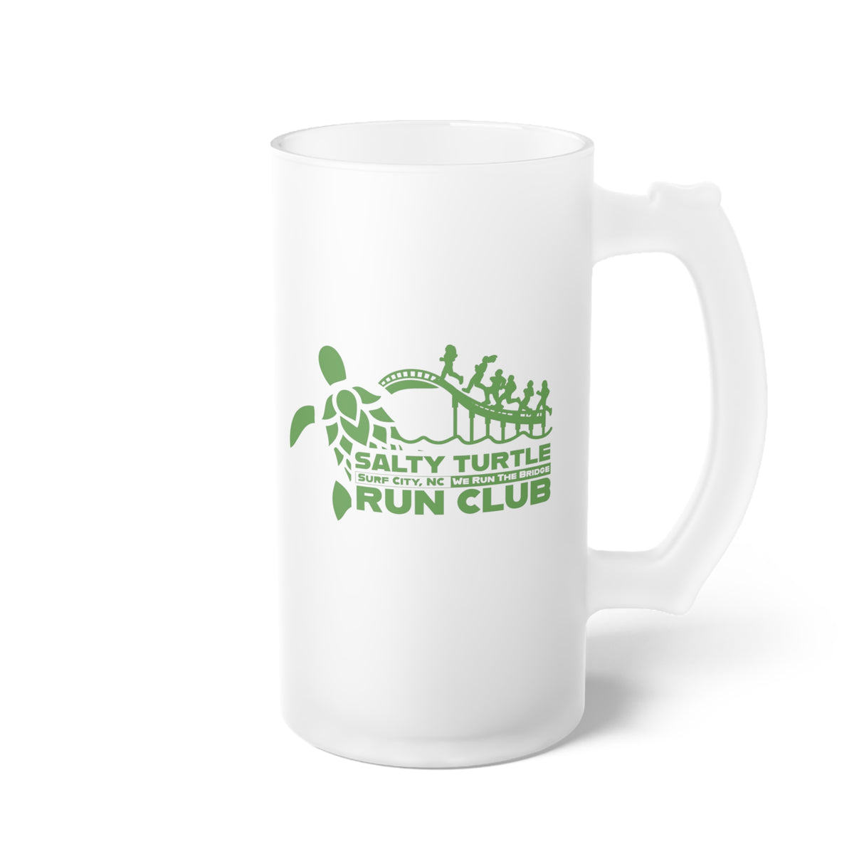 Frosted Glass Beer Mug - 16 oz