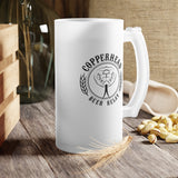 Copperhead Beer Relay Frosted Glass Beer Mug - 16 oz