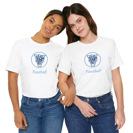 Hoggard Vikings Football Unisex Heathered Tee