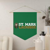 St. Mark Catholic Lacrosse Pennant Banner