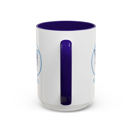 Hoggard Vikings Football Color Accent Mug —  11oz/15oz