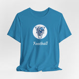 Hoggard Vikings Football Unisex Heathered Tee