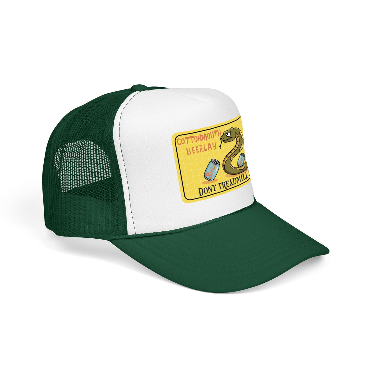 Cottonmouth Beer Relay Don’t Treadmill Me Foam Trucker Hat
