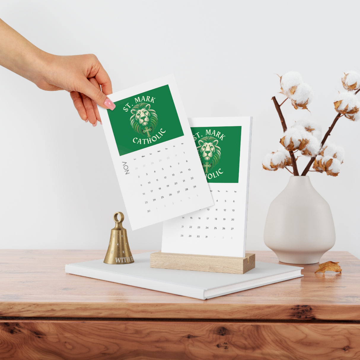 St. Mark Catholic 2025 Vertical Desk Calendar