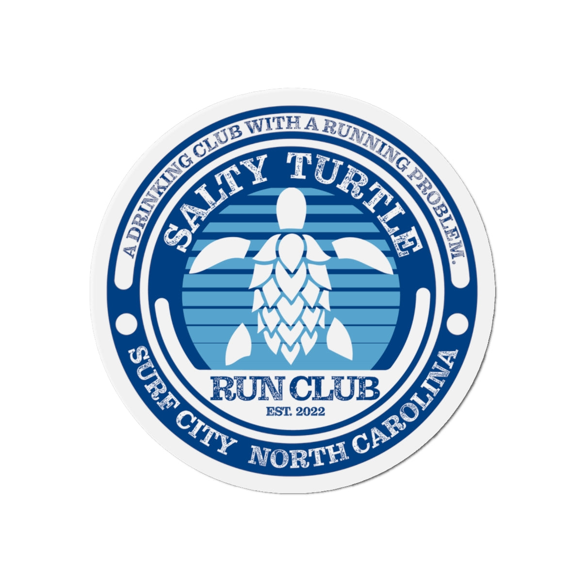 Classic Salty Turtle Run Club Magnets