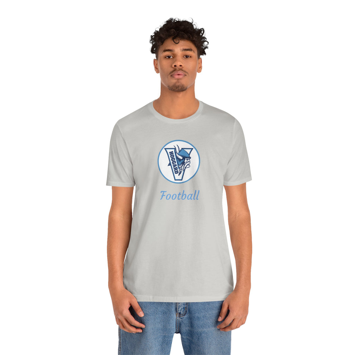 Hoggard Vikings Football Unisex Heathered Tee