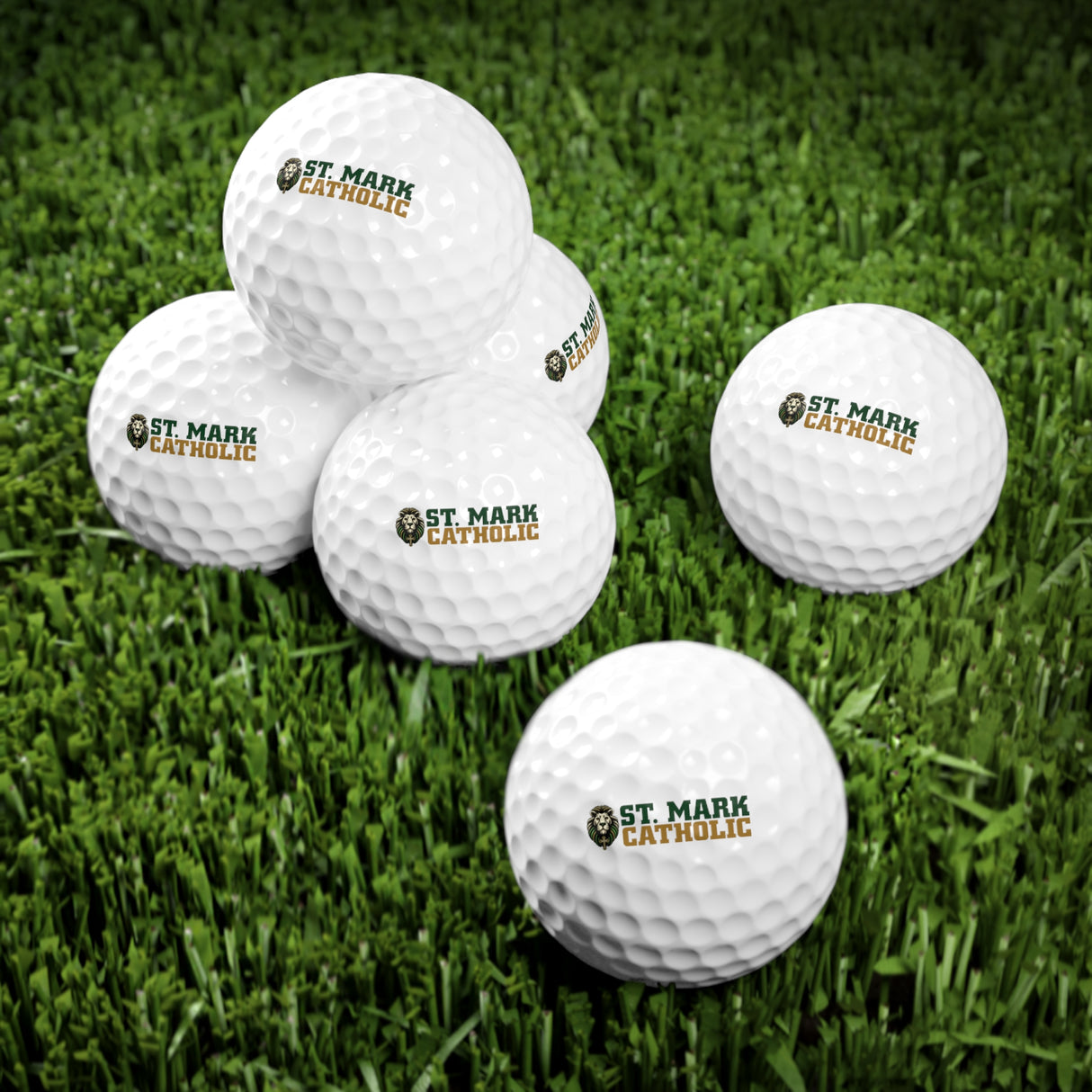 St. Mark Catholic Custom Golf Balls Set