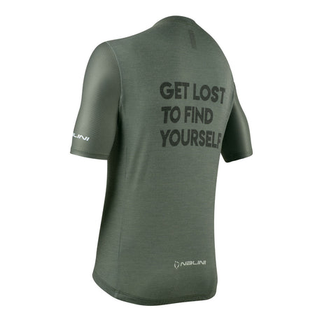 Nalini Gravel WOOL Men's Cycling Jersey (Green) S-3XL