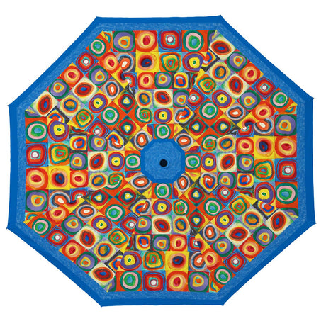 Kandinsky Circles Travel Umbrella – Compact, One-Touch Open & Close