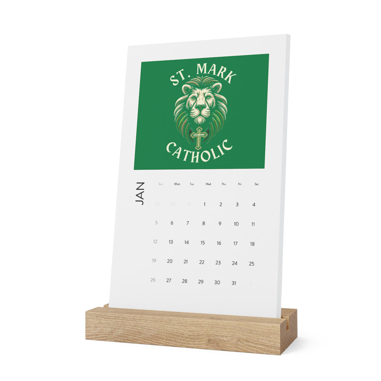 St. Mark Catholic 2025 Vertical Desk Calendar