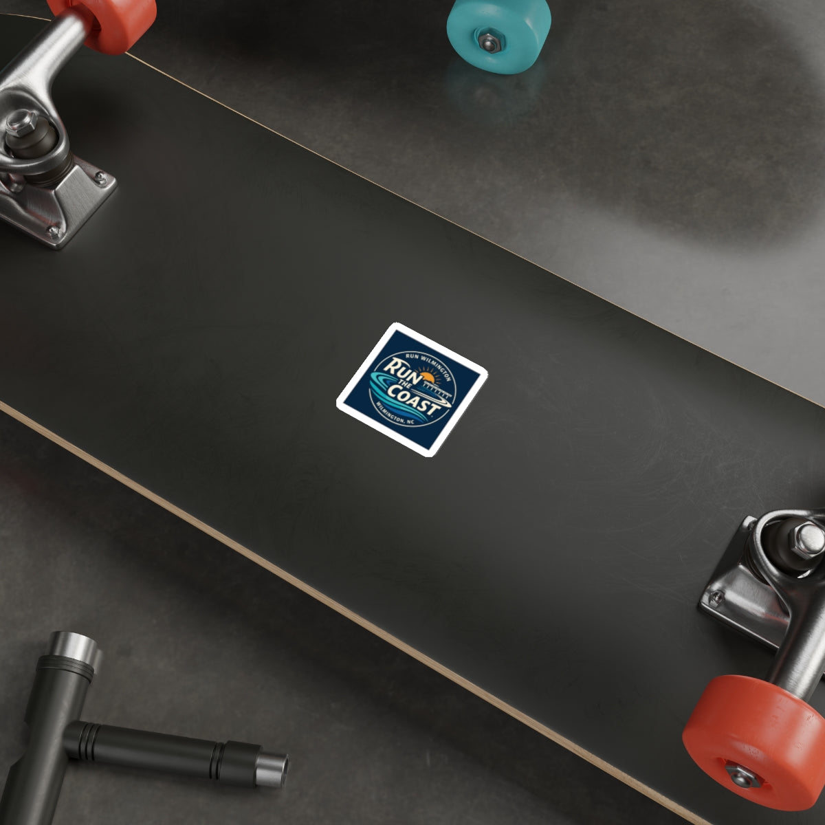 Run the Coast Vinyl Decal