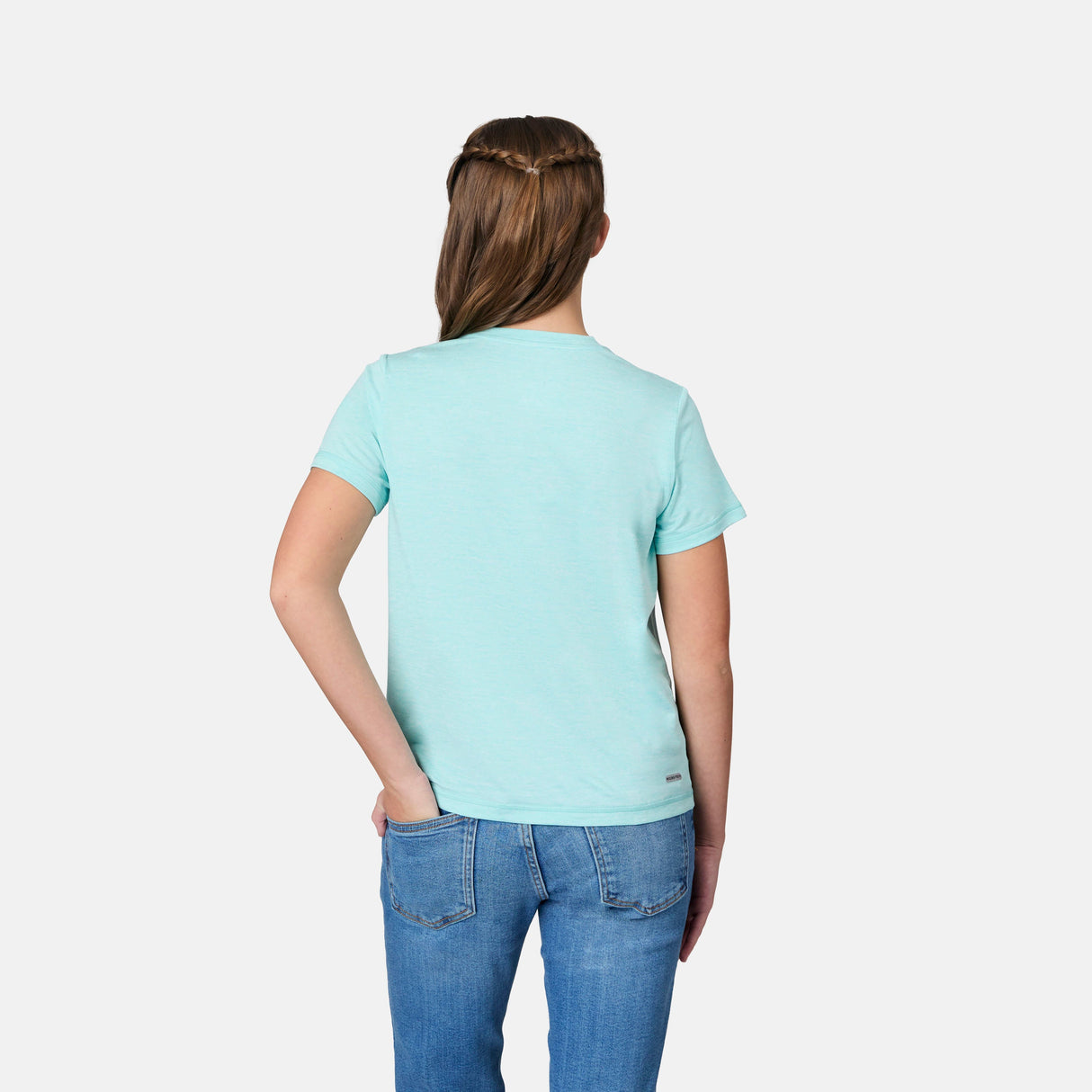 Girls' Microtech® Graphic Crew Neck Shirt