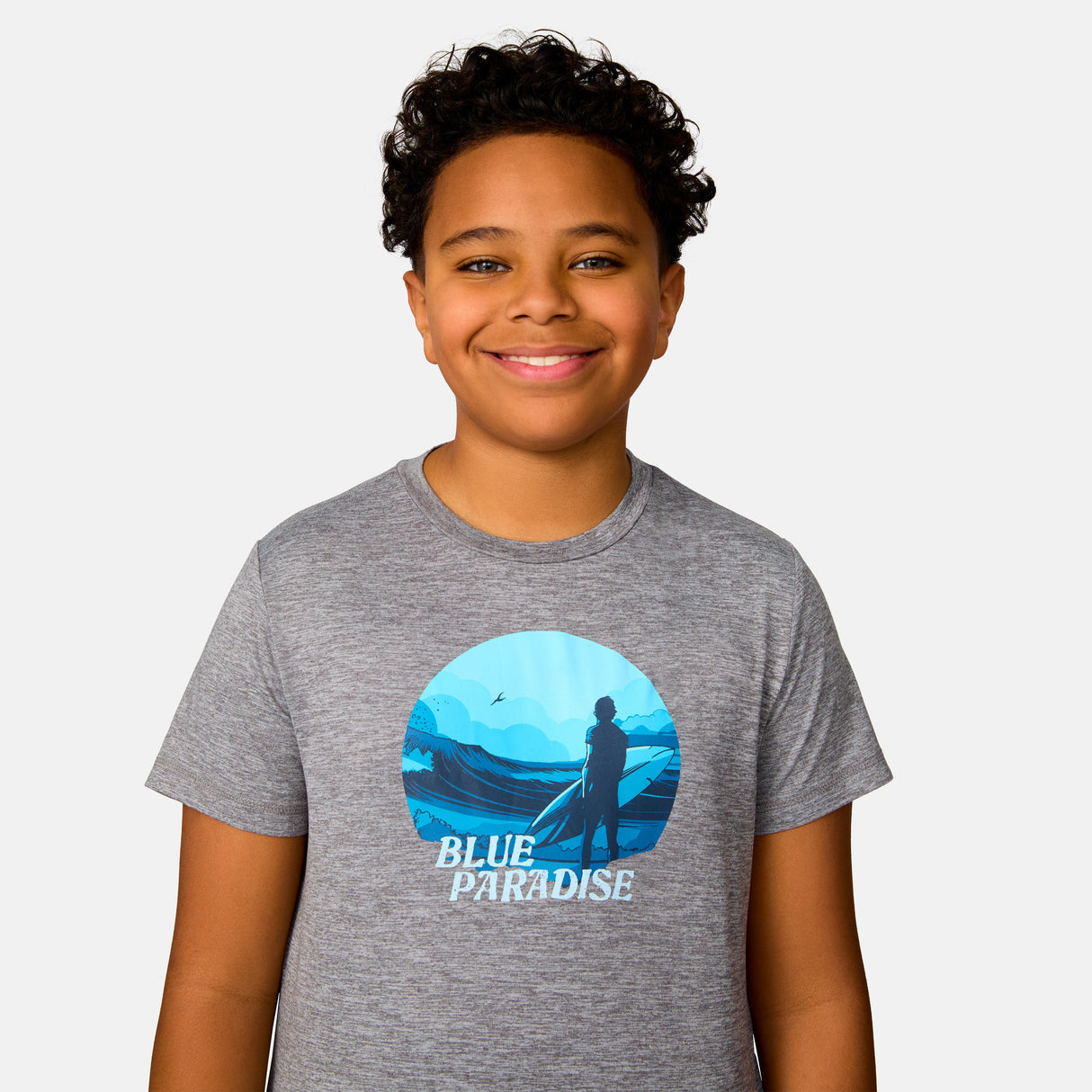 Boys' Microtech® Graphic Crew Neck Shirt