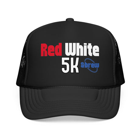 Red White & Brew 5K Foam Trucker Hat