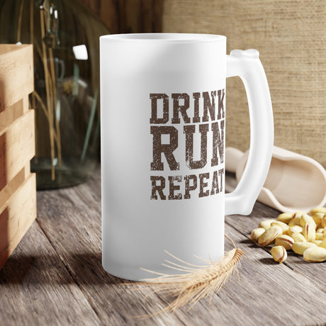 Copperhead Beer Relay Frosted Glass Beer Mug - 16 oz