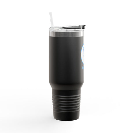 Hoggard Vikings Football 40oz Insulated Stainless Steel Tumbler