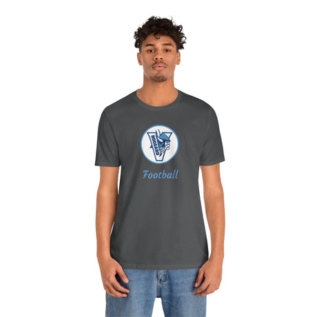 Hoggard Vikings Football Unisex Heathered Tee