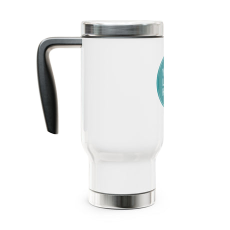 Stainless Steel Travel Mug with Handle, 14 oz
